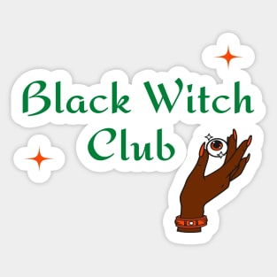 Black Witch Club - Dark Brown Sticker